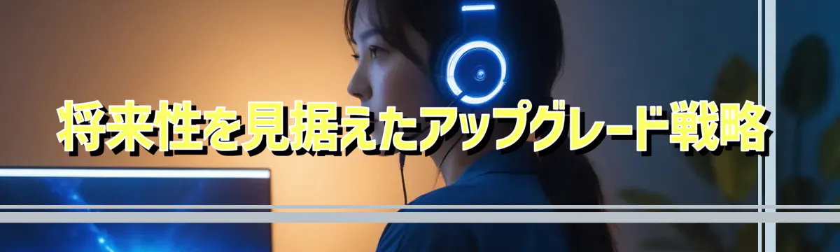 将来性を見据えたアップグレード戦略