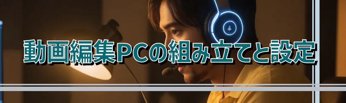 動画編集PCの組み立てと設定
