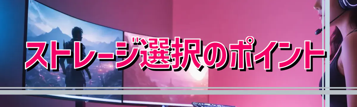 ストレージ選択のポイント
