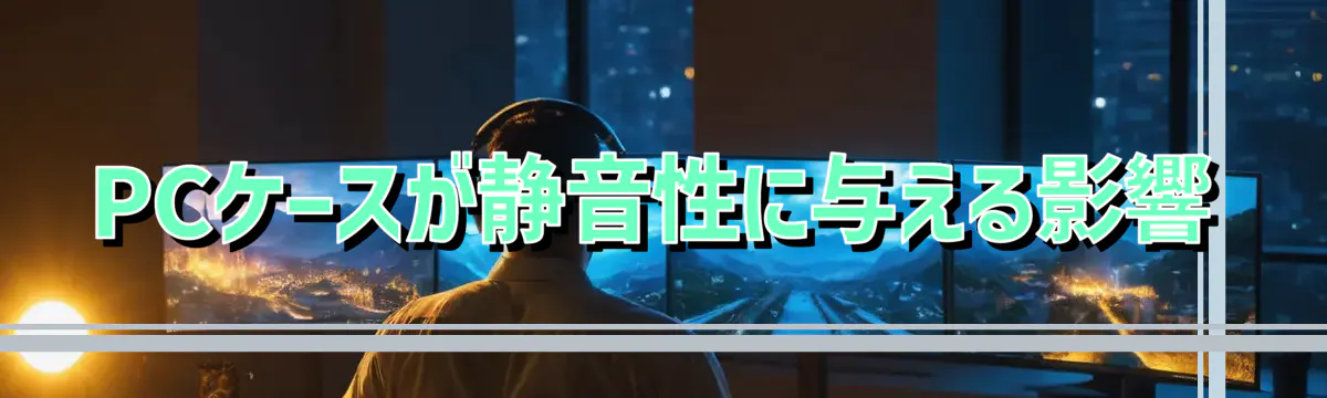 PCケースが静音性に与える影響