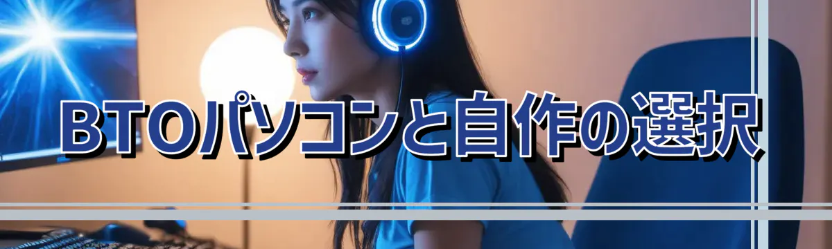 BTOパソコンと自作の選択