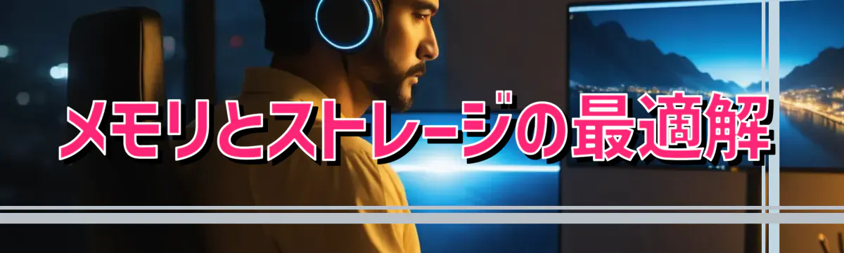 メモリとストレージの最適解