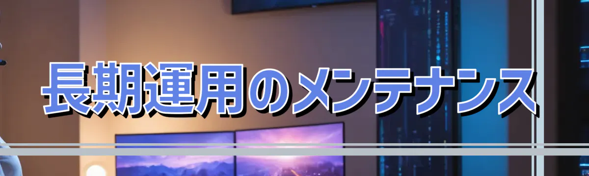 長期運用のメンテナンス