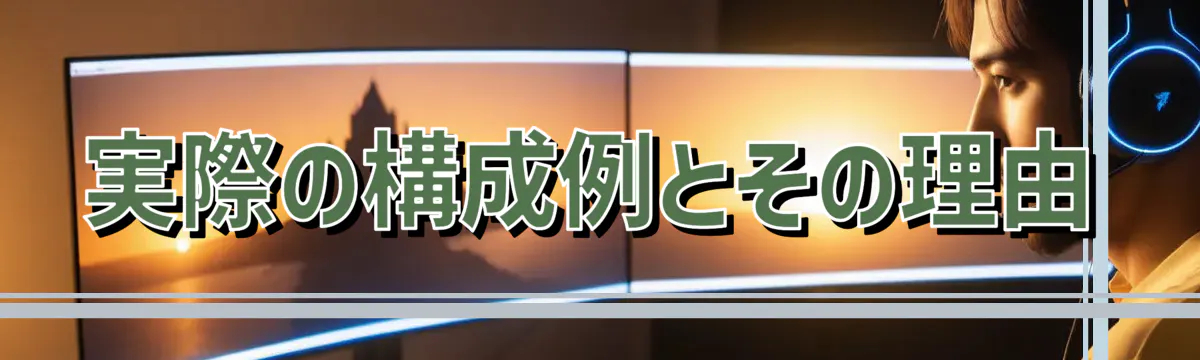 実際の構成例とその理由