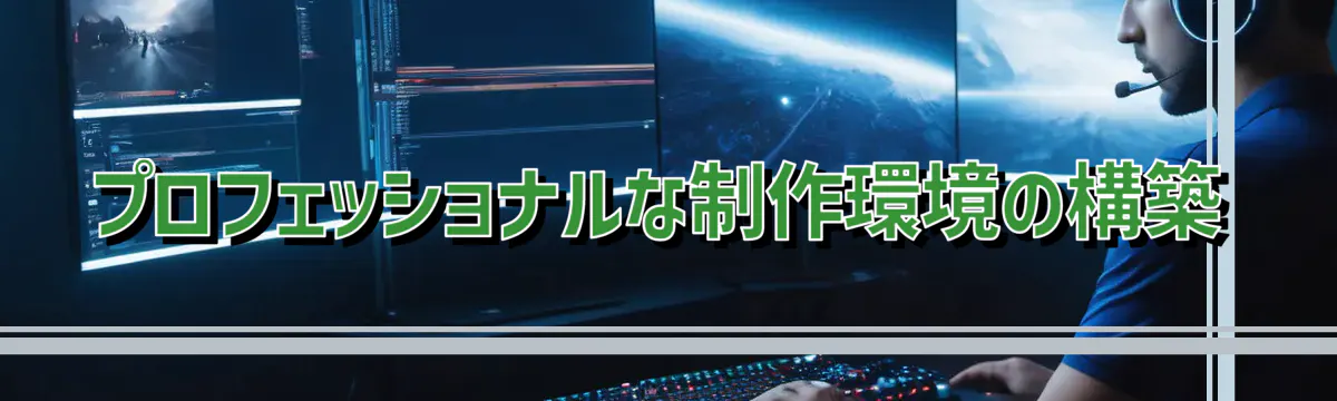プロフェッショナルな制作環境の構築