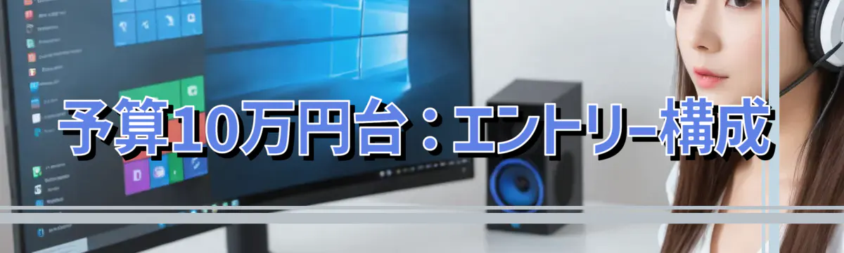 予算10万円台:エントリー構成