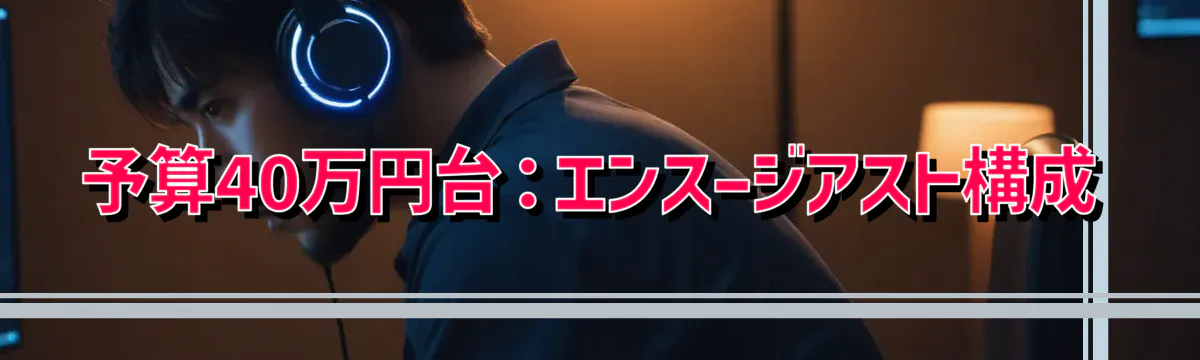 予算40万円台:エンスージアスト構成