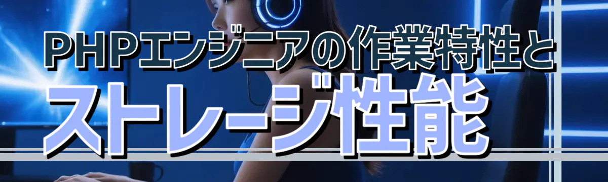 PHPエンジニアの作業特性とストレージ性能