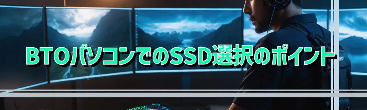 BTOパソコンでのSSD選択のポイント