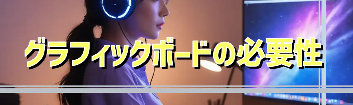 グラフィックボードの必要性