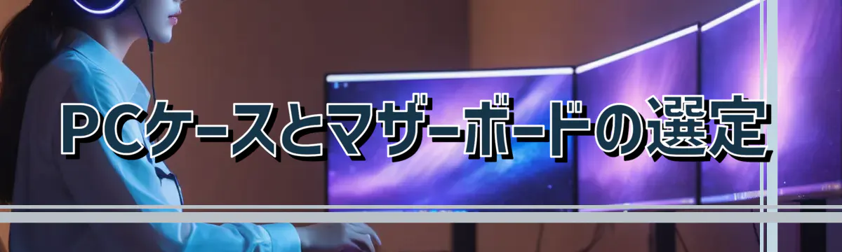 PCケースとマザーボードの選定