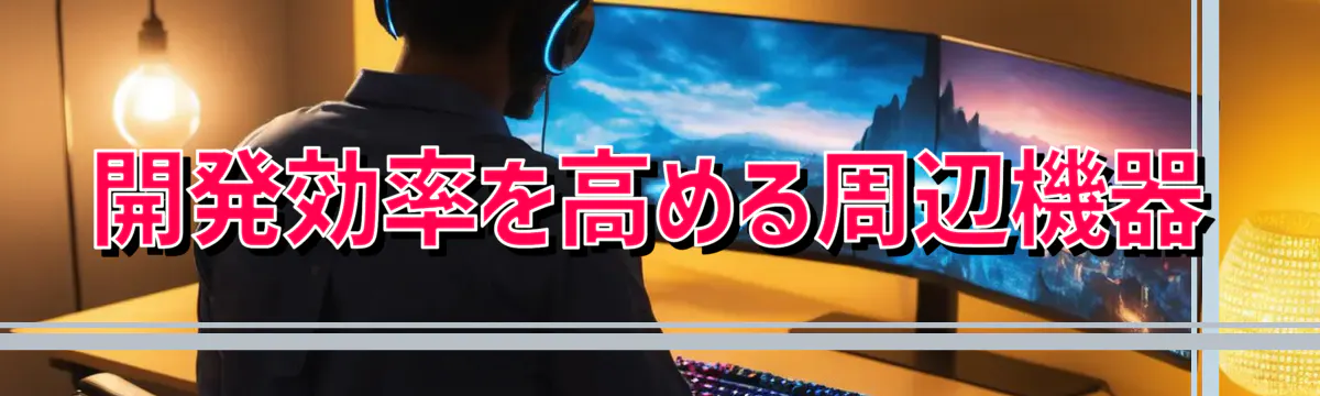 開発効率を高める周辺機器