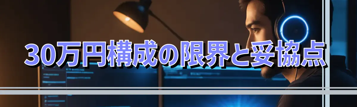 30万円構成の限界と妥協点