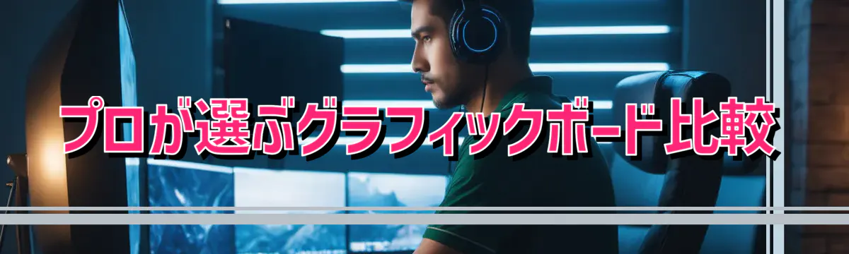 プロが選ぶグラフィックボード比較