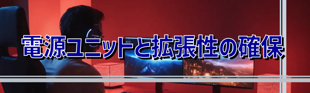 電源ユニットと拡張性の確保