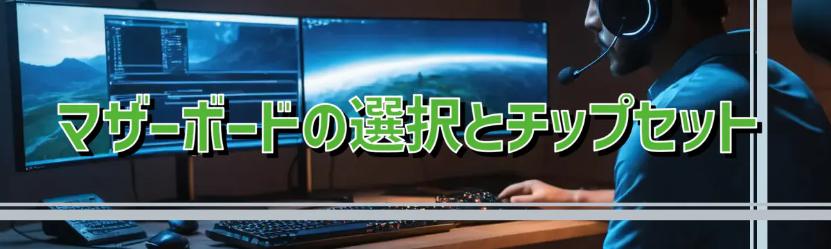 マザーボードの選択とチップセット