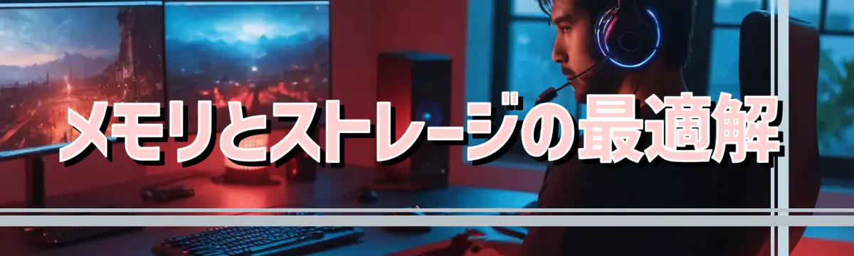 メモリとストレージの最適解