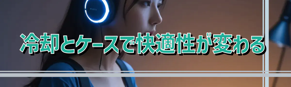 冷却とケースで快適性が変わる