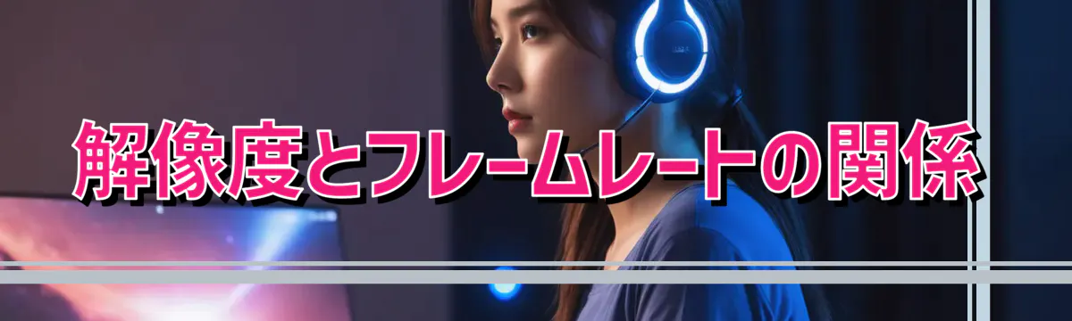 解像度とフレームレートの関係