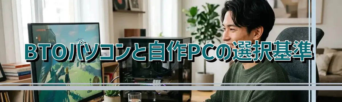 BTOパソコンと自作PCの選択基準