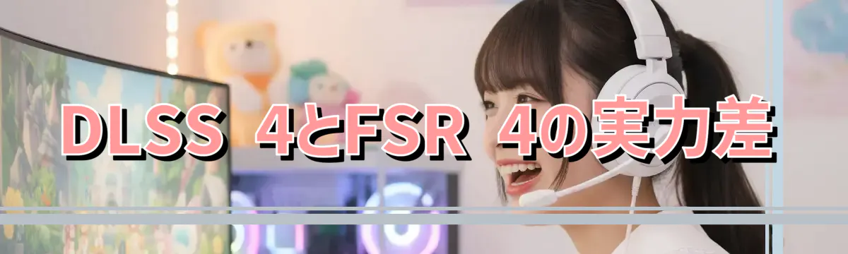 DLSS 4とFSR 4の実力差
