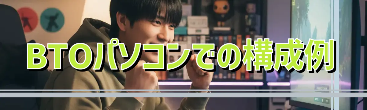 BTOパソコンでの構成例