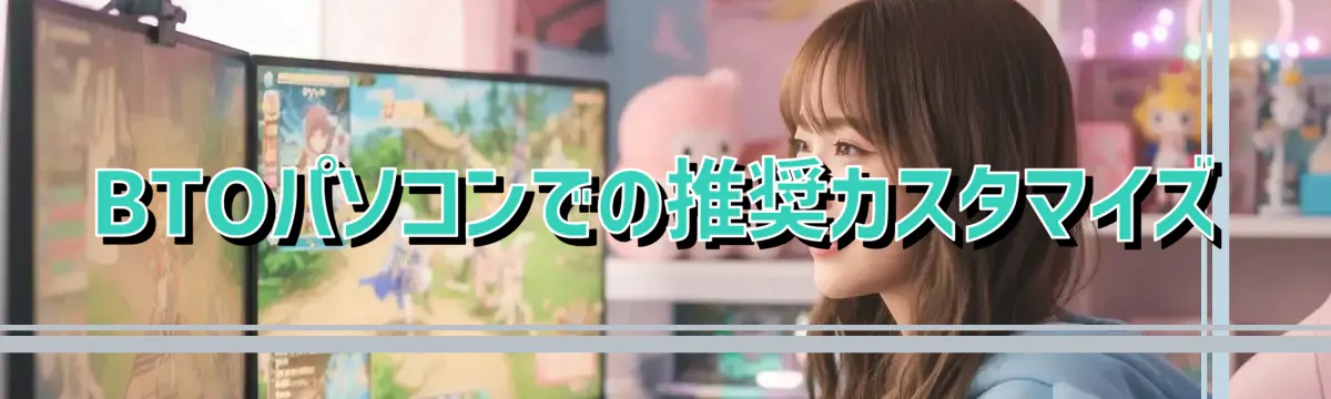 BTOパソコンでの推奨カスタマイズ