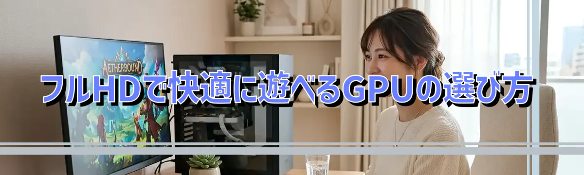 フルHDで快適に遊べるGPUの選び方