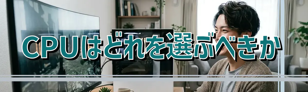 CPUはどれを選ぶべきか