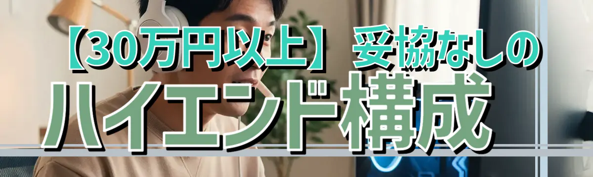【30万円以上】妥協なしのハイエンド構成