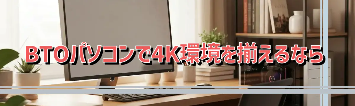 BTOパソコンで4K環境を揃えるなら