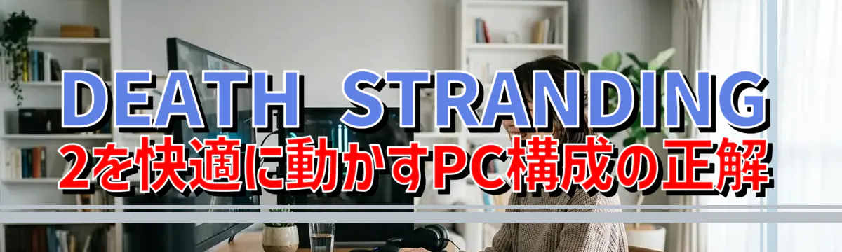 DEATH STRANDING 2を快適に動かすPC構成の正解