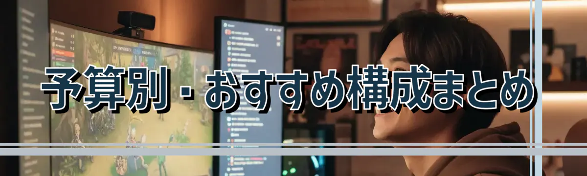 予算別・おすすめ構成まとめ