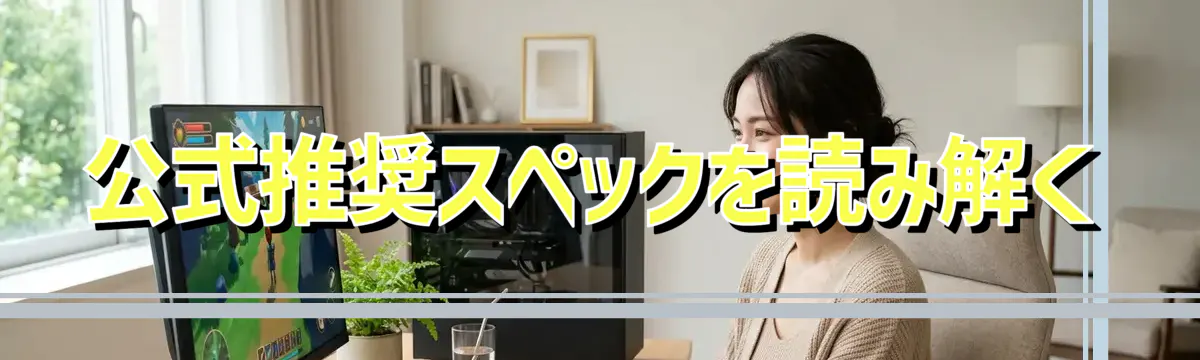 公式推奨スペックを読み解く