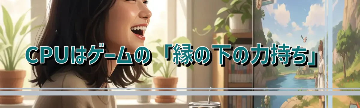 CPUはゲームの「縁の下の力持ち」