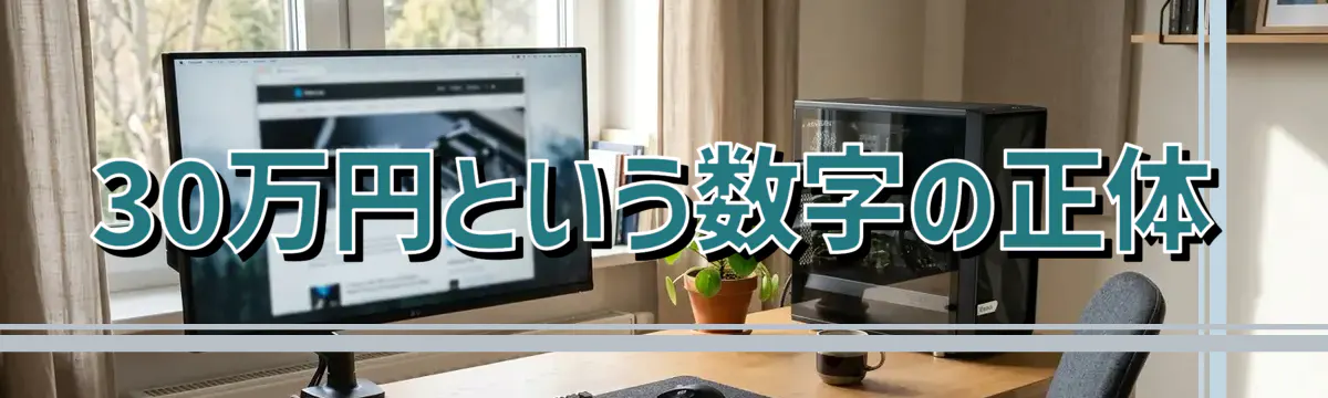 30万円という数字の正体