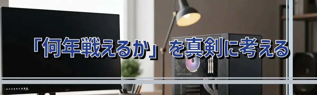 「何年戦えるか」を真剣に考える