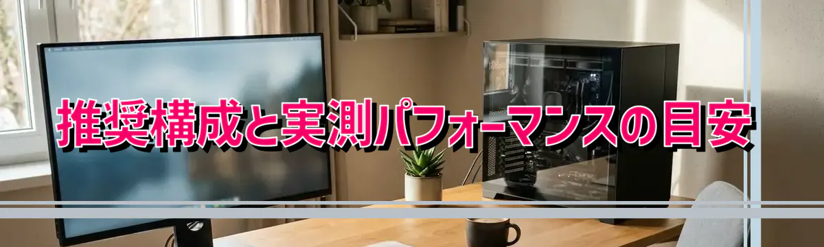 推奨構成と実測パフォーマンスの目安
