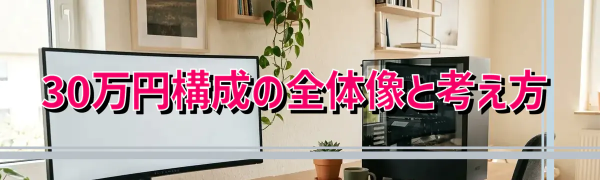 30万円構成の全体像と考え方