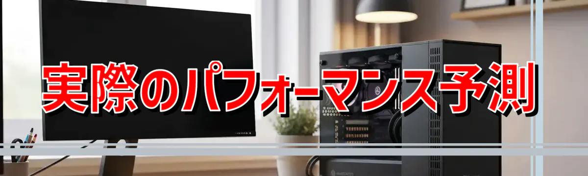 実際のパフォーマンス予測